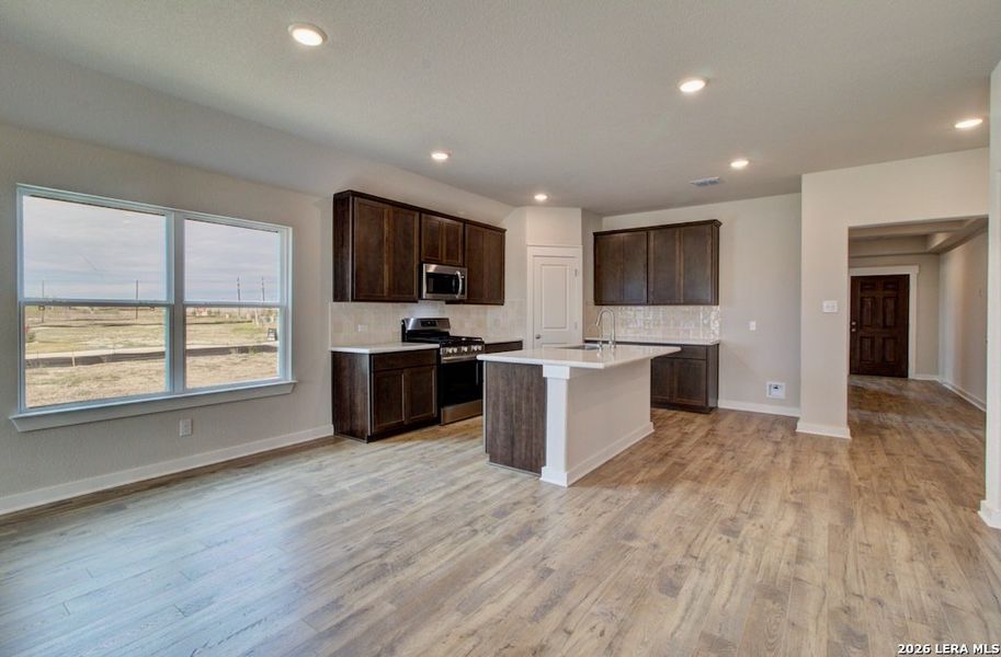 Furnished interior view inside a new home in Prairie Green, Converse (Image 5).