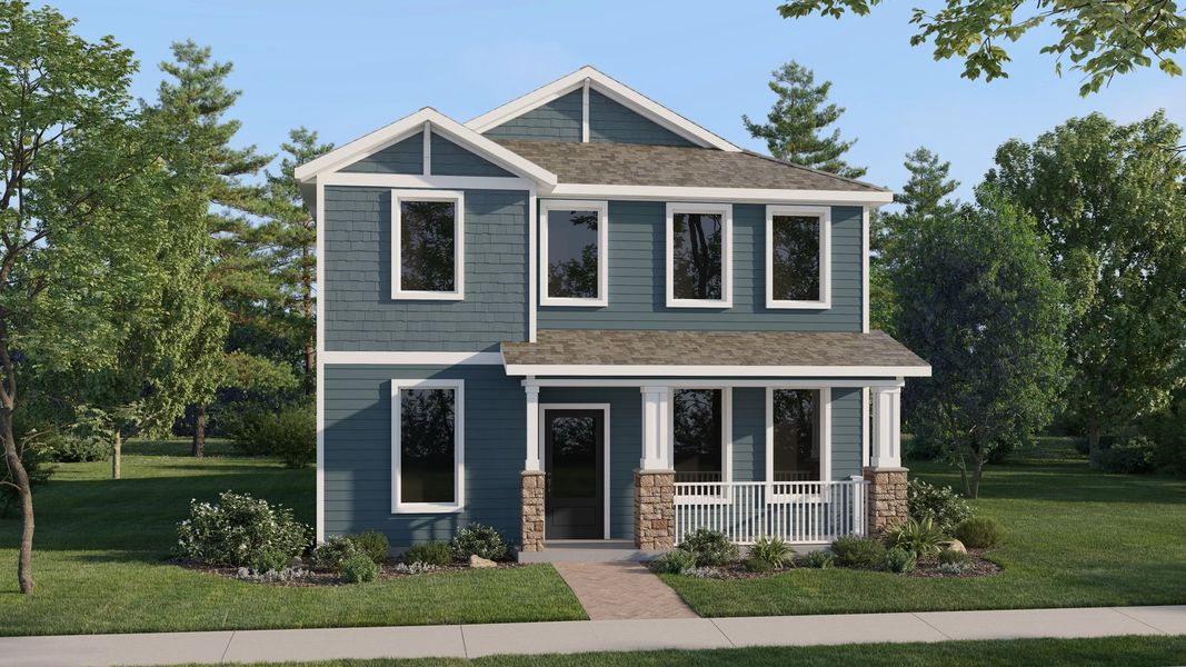 Exterior E with landscaping Exterior E with landscaping