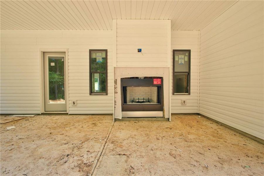 Exterior details and patio area of a home in , Silver Creek (Image 4). Exterior details and patio area of a home in , Silver Creek (Image 4).