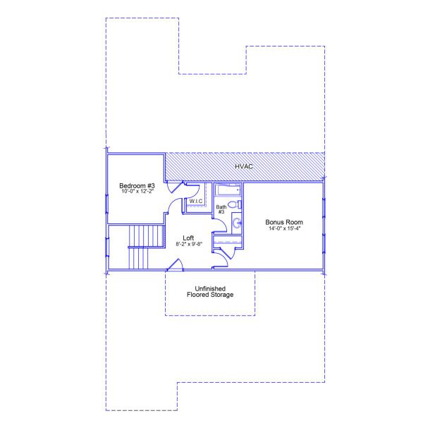 2D floor plan layout of this home in Allston Park, Calabash, NC (Image 3).