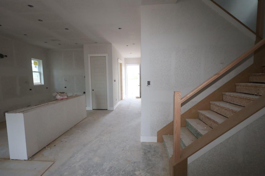 In-progress construction of a new home in Elyson - Grove Row Collection, Katy, TX (Image 11).