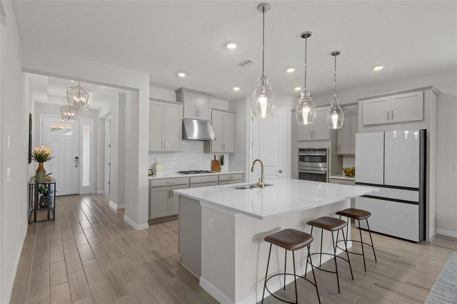Furnished interior view inside a new home in River Landing, Wesley Chapel (Image 15).