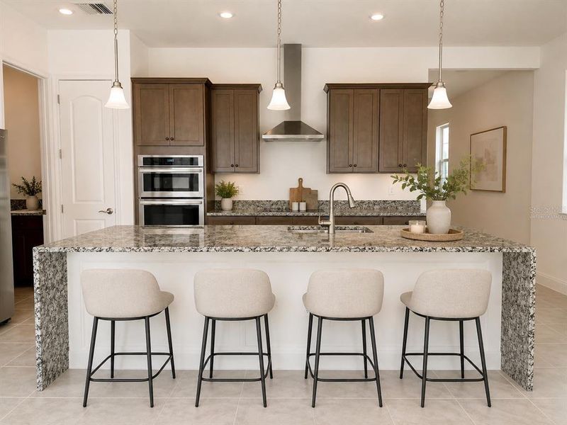 Furnished interior view inside a new home in , Orlando (Image 12).