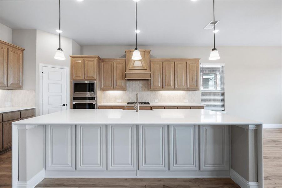 Furnished interior view inside a new home in Estates at Baker Park, Sherman (Image 7).