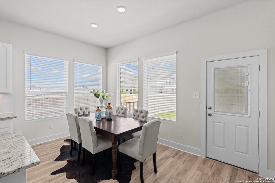 Furnished interior view inside a new home in Hunters Ranch, San Antonio (Image 6). Furnished interior view inside a new home in Hunters Ranch, San Antonio (Image 6).