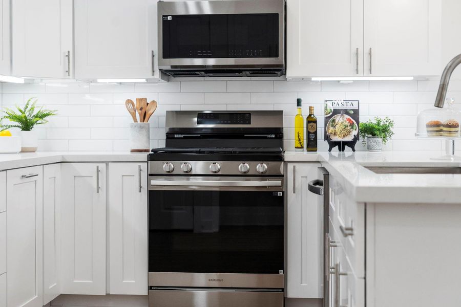 Kitchen is loaded with upgrades