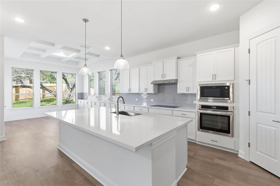 Furnished interior view inside a new home in Retreat at San Gabriel, Georgetown (Image 11).