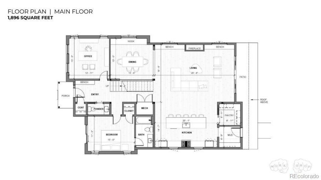 2D floor plan layout of this home in , Denver, CO (Image 5).
