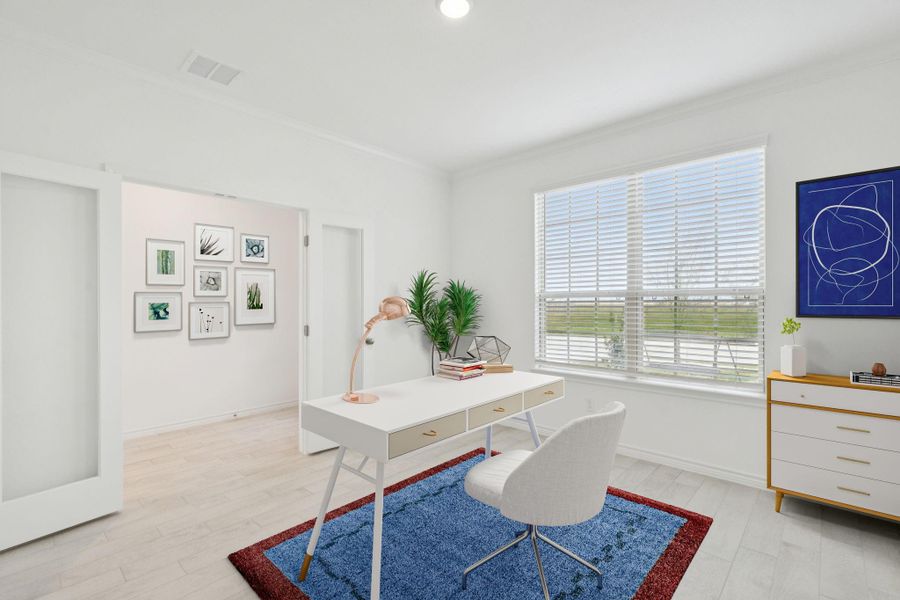 Furnished interior view inside a new home in River Ranch, Dayton (Image 7).
