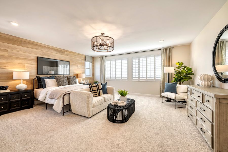 Representative furnished interior of a home built from the Safflower Plan 40-4 by Tri Pointe Homes in Soleo, San Tan Valley (Image 14).