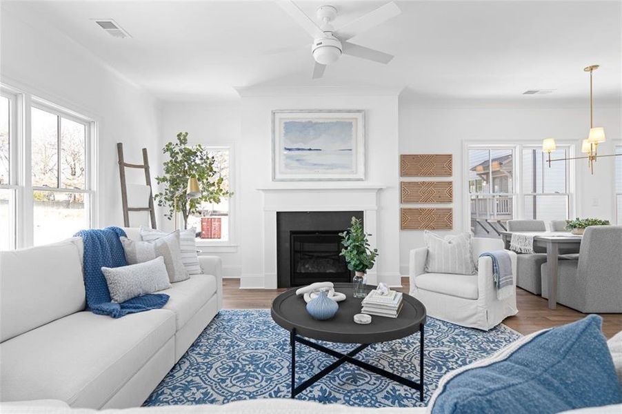 Furnished interior view inside a new home in Stillwood, Atlanta (Image 16).