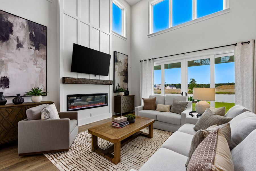 Representative furnished interior of a home built from the Ivey by Beazer Homes in Northbrook, Murrells Inlet (Image 5).