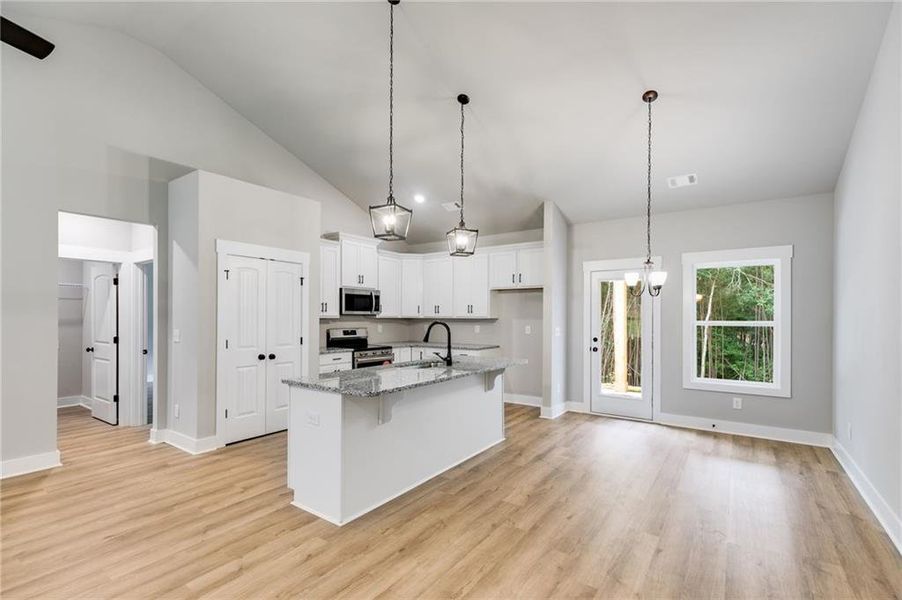 Furnished interior view inside a new home in , Buchanan (Image 18).