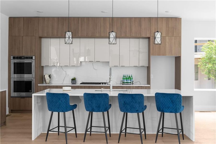 Furnished interior view inside a new home in , Atlanta (Image 70).