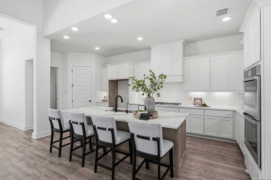 Furnished interior view inside a new home in Mesa Western, Cibolo (Image 11). Furnished interior view inside a new home in Mesa Western, Cibolo (Image 11).