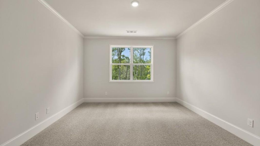 Spacious, unfurnished interior of a new home in Hamptons at Riverwood North, Dallas (Image 29).