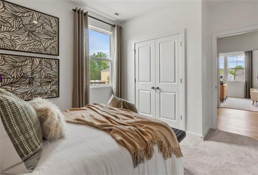 Furnished interior view inside a new home in Reserve at Gum Springs, Jefferson (Image 28).