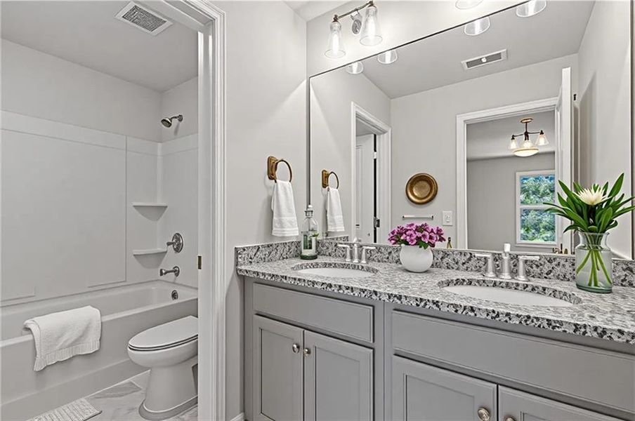 Furnished interior view inside a new home in High Shoals, Dallas (Image 8).