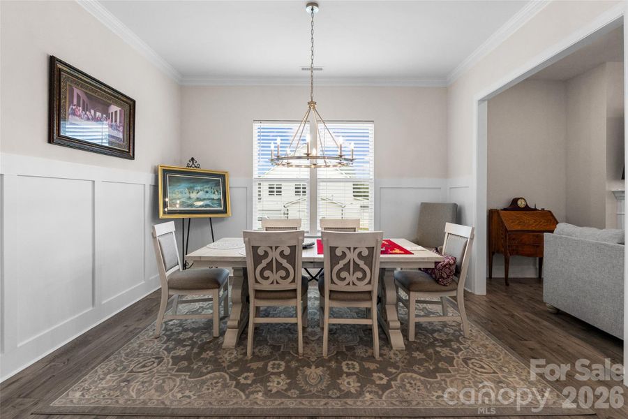 Furnished interior view inside a new home in , Clover (Image 7).