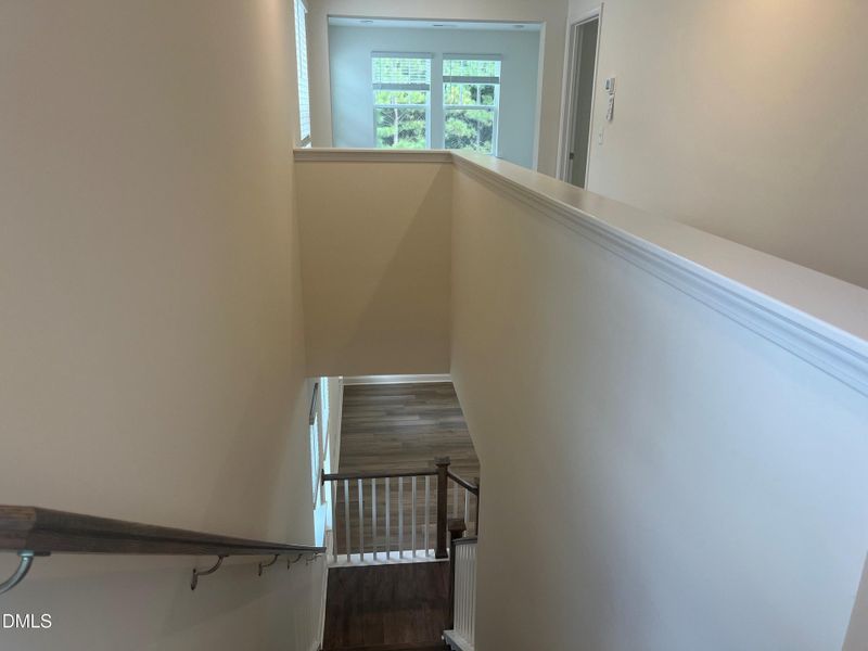 Stairs leading to second floor