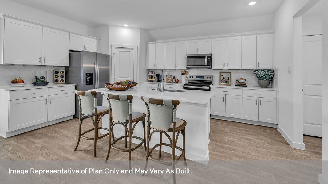 Furnished interior view inside a new home in Sonoma Oaks, Fredericksburg (Image 16).