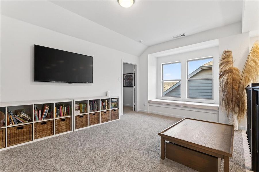 Furnished interior view inside a new home in Pecan Square, Northlake (Image 31).