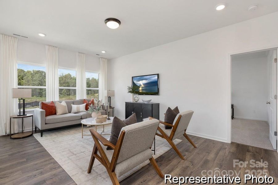 Furnished interior view inside a new home in Whispering Hills, Locust (Image 11).