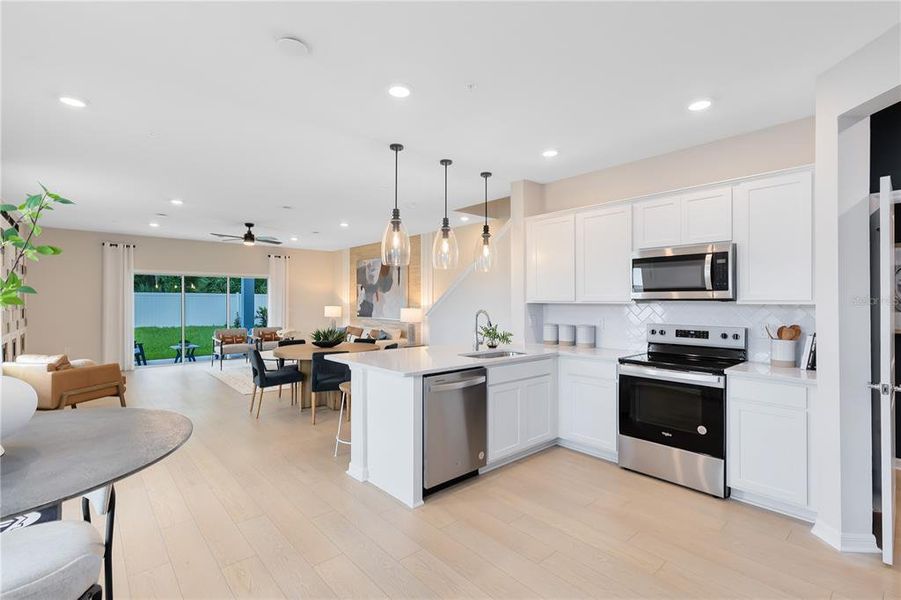 Furnished interior view inside a new home in , Sanford (Image 8).