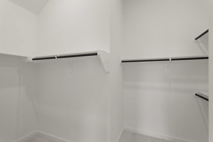 Representative Primary Closet - some options shown