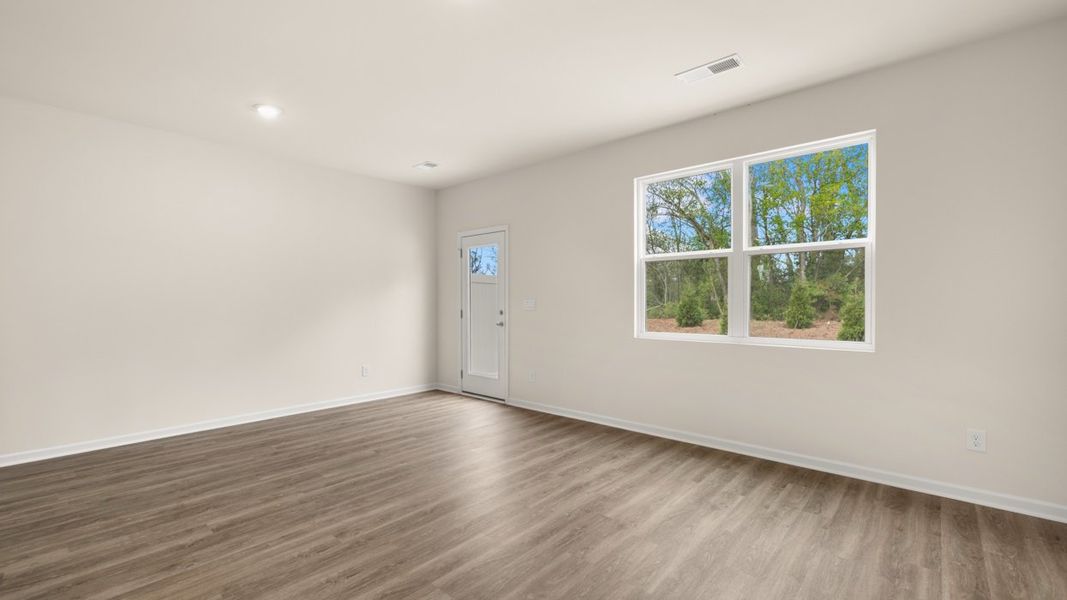 Spacious, unfurnished interior of a new home in The Gables at Agricultural Village, Perry (Image 14). Spacious, unfurnished interior of a new home in The Gables at Agricultural Village, Perry (Image 14).