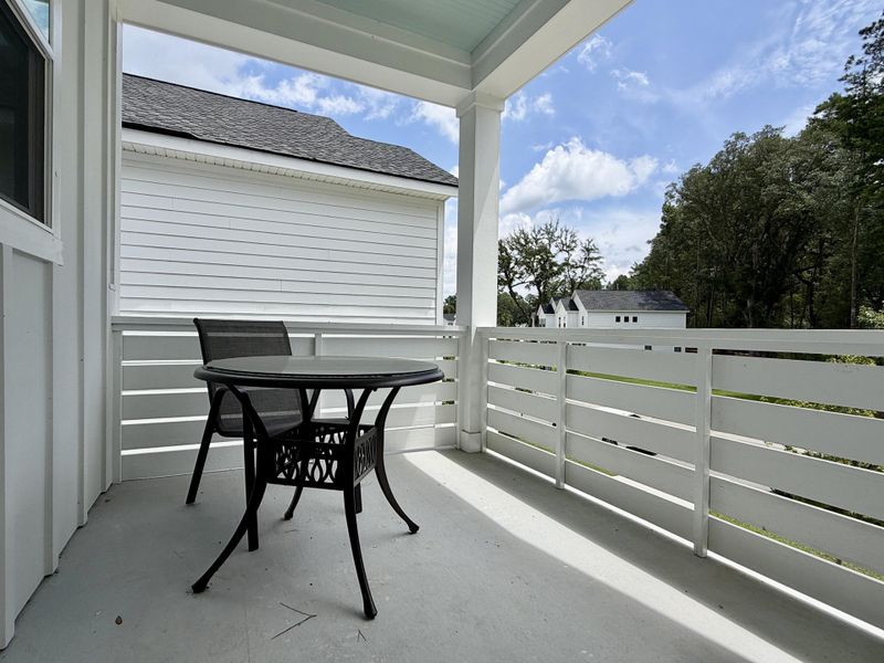 Exterior details and patio area of a home in , Charleston (Image 24).