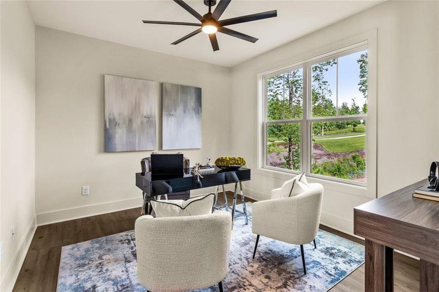 Furnished interior view inside a new home in , Greensboro (Image 18).
