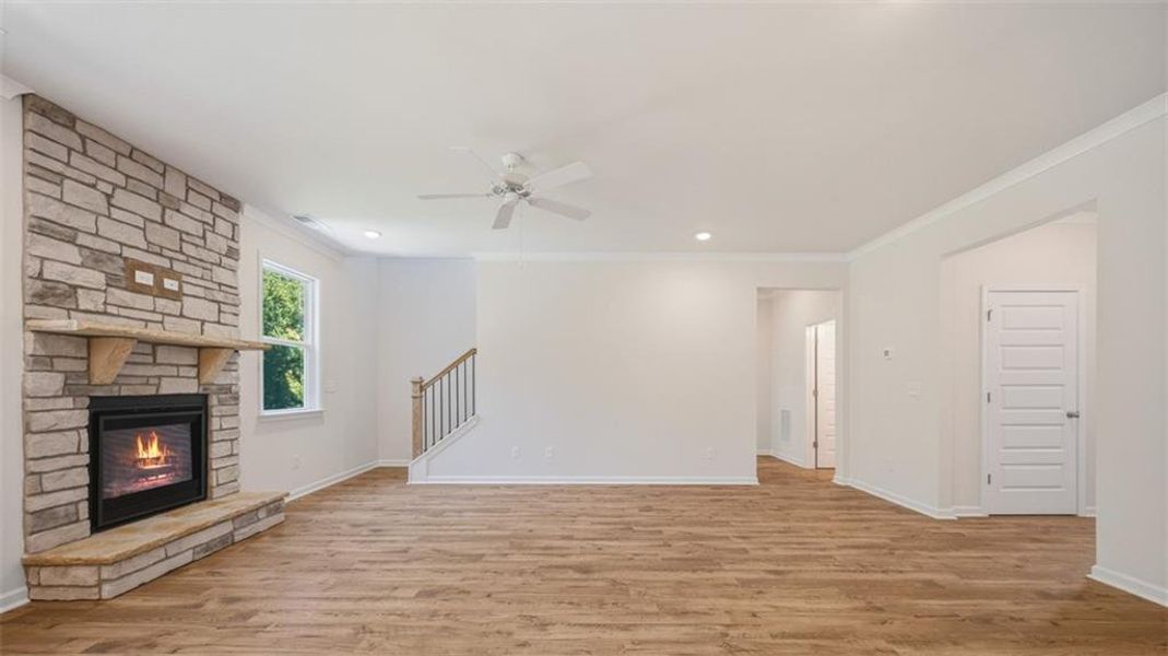 Spacious, unfurnished interior of a new home in The Gates at Pates Creek, Hampton (Image 17). Spacious, unfurnished interior of a new home in The Gates at Pates Creek, Hampton (Image 17).