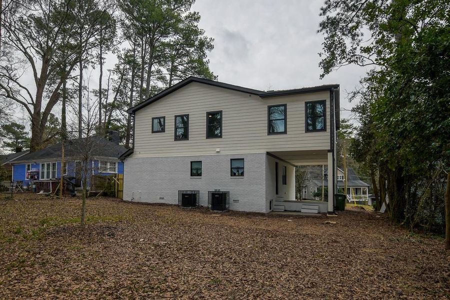 Exterior details and patio area of a home in , Atlanta (Image 3).
