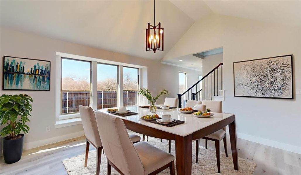 Furnished interior view inside a new home in , Grand Prairie (Image 12). Furnished interior view inside a new home in , Grand Prairie (Image 12).