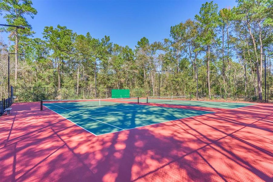 Local area tennis courts!