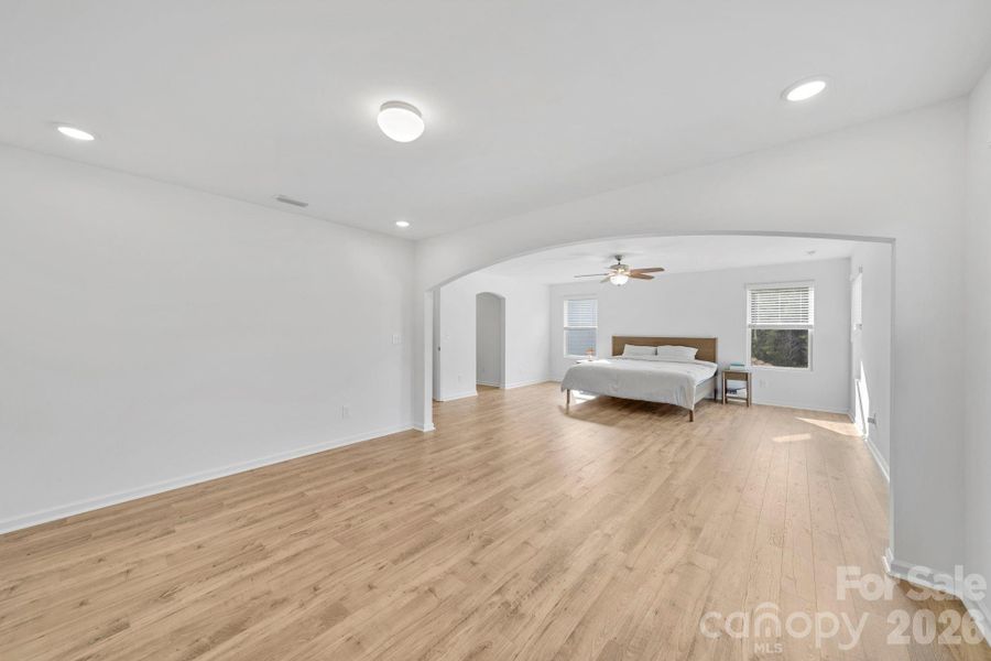 Primary Bedroom and Sitting Room