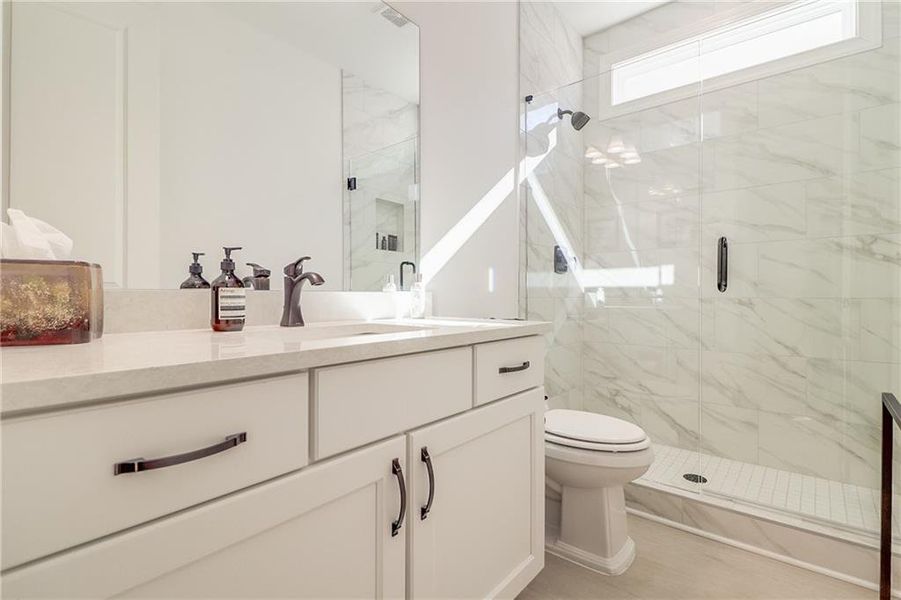 Furnished interior view inside a new home in , Hoschton (Image 33).