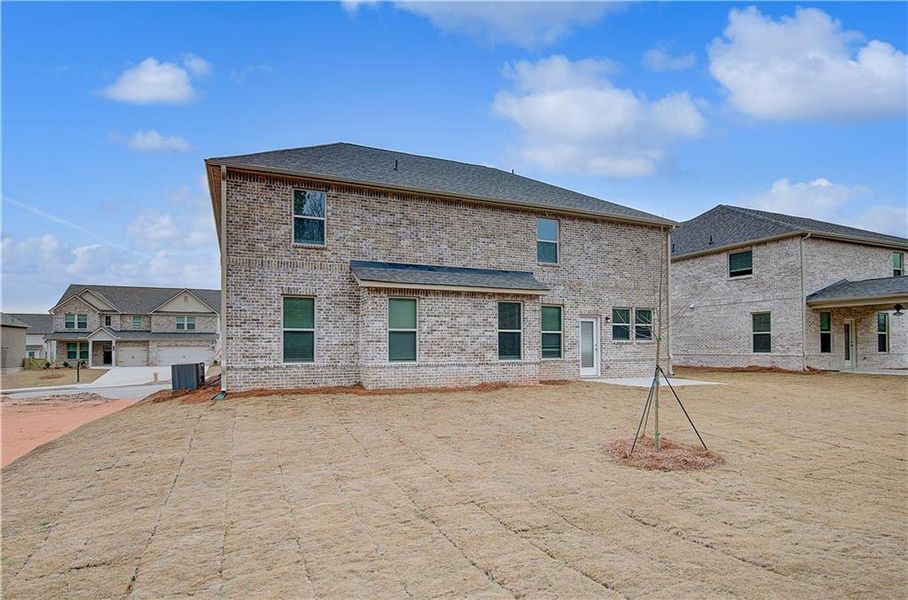 Exterior details and patio area of a home in Adagio, Dacula (Image 4).