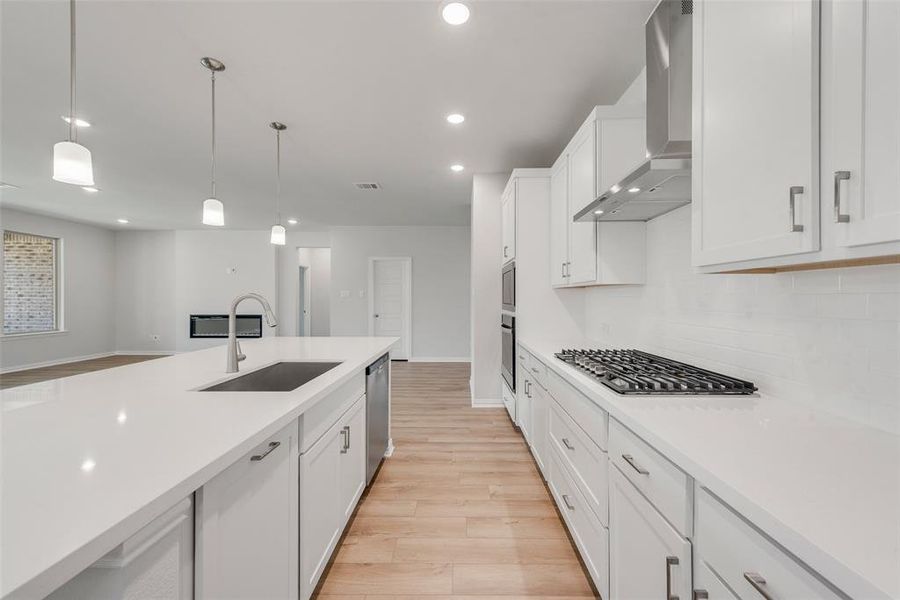 Furnished interior view inside a new home in Valencia On The Lake, Little Elm (Image 4).