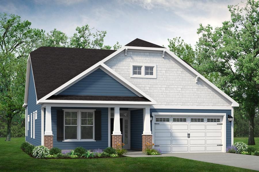 Representative exterior photo of a completed home built from the The Goldenrod by Chesapeake Homes in Bridgewater - Waterside Village, Little River, SC (Image 21).