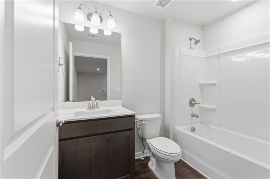 Furnished interior view inside a new home in Silver Leaf, Dawsonville (Image 7).