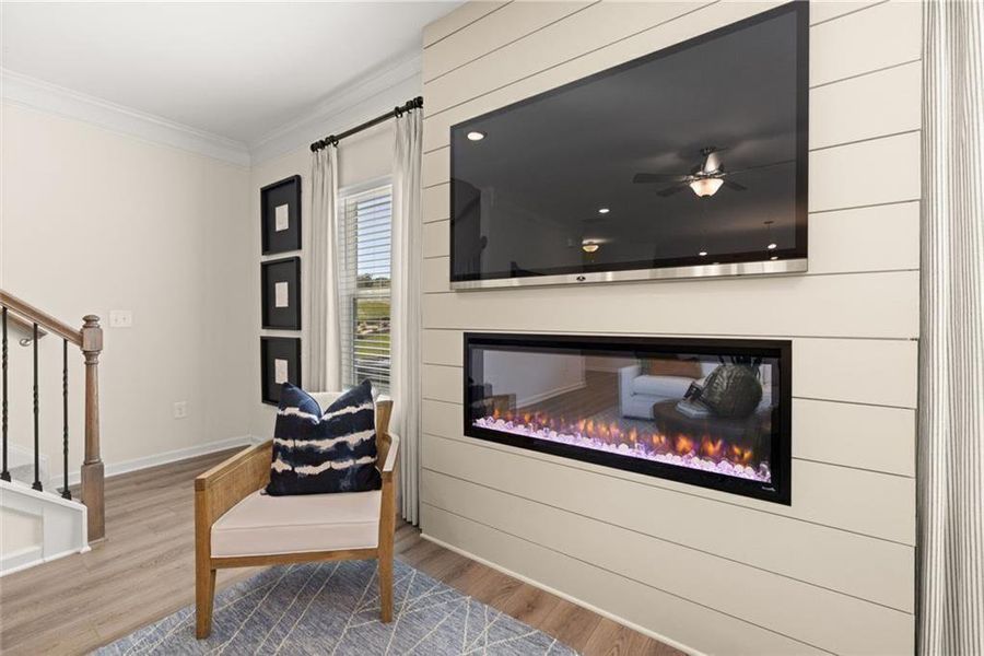 Furnished interior view inside a new home in Oakmont, Dallas (Image 10).