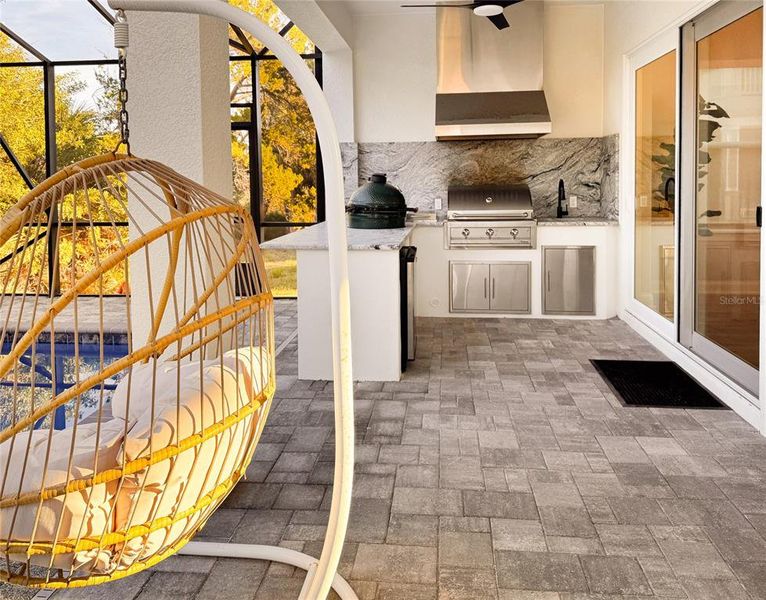 Exterior details and patio area of a home in , Flagler Beach (Image 28).