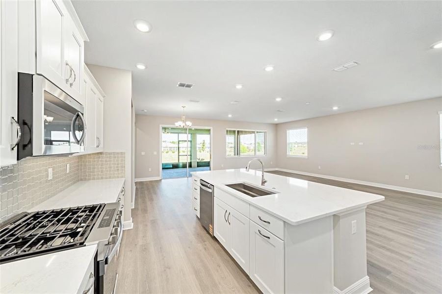 Furnished interior view inside a new home in , Ocala (Image 10). Furnished interior view inside a new home in , Ocala (Image 10).