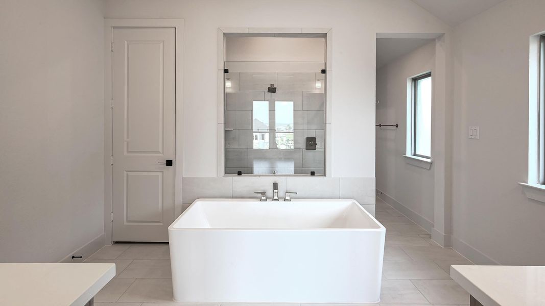 Furnished interior view inside a new home in Homestead 65', Schertz (Image 9). Furnished interior view inside a new home in Homestead 65', Schertz (Image 9).