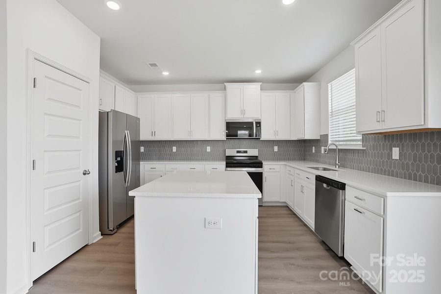 Abundance of cabinetry and countertop space