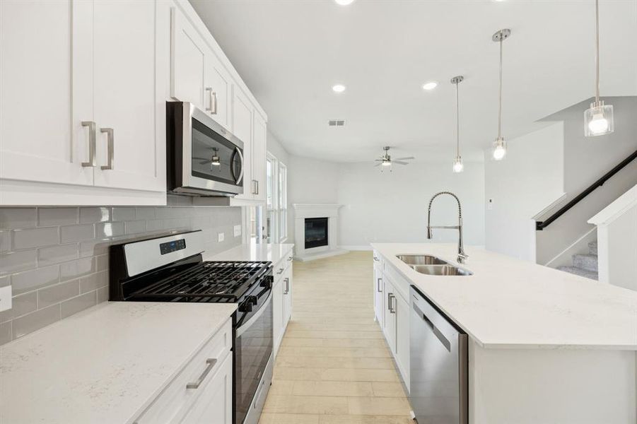 Furnished interior view inside a new home in Sicily, Princeton (Image 7).