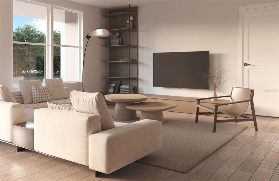 Furnished interior view inside a new home in , Dunnellon (Image 6).