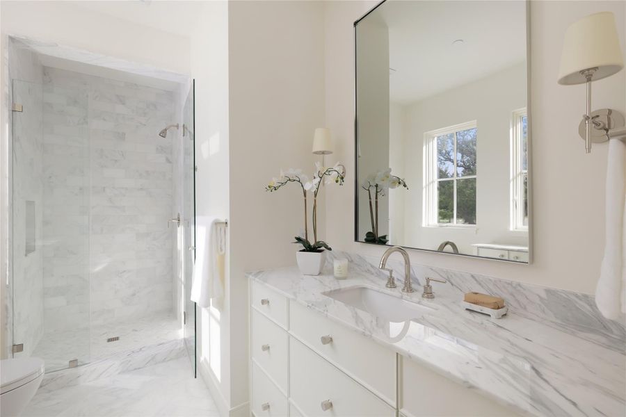 Furnished interior view inside a new home in Amarra Villas, Austin (Image 28).